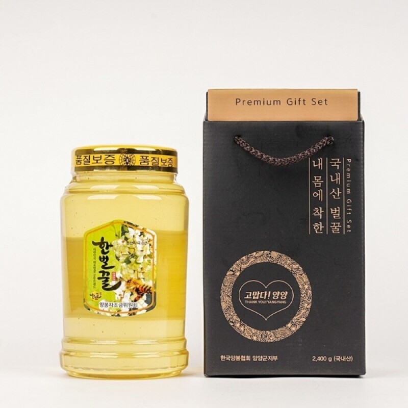 양양몰,한벌꿀(아까시꿀) 2.4kg